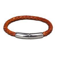 Slim Tan Bracelet for Ashes - Genuine Leather - Companions Haven
