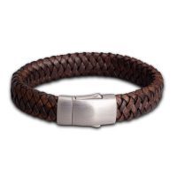 Wide Brown Bracelet for Ashes - Bracelet with Clasp - Companions Haven