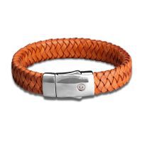 Wide Tan Bracelet for Ashes - Bracelet with Clasp - Companions Haven